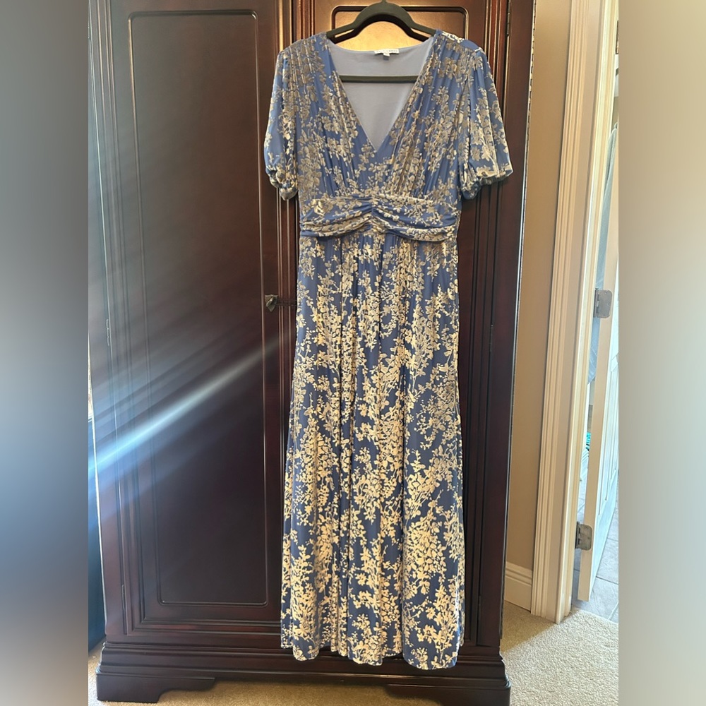 Baltic Born Leslie Velvet Maxi/Midi dress
